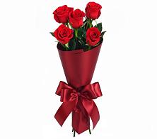 Букет 5 Красных роз Эдлесс Лав в Тарногском Городке