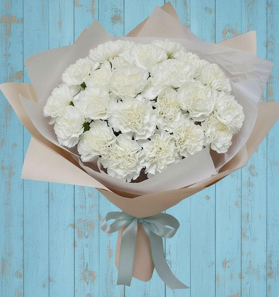 Букет цветов из: Гвоздики в Тарногском Городке