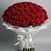 Букет 101 Красная роза Блэк Мэджик в Тарногском Городке