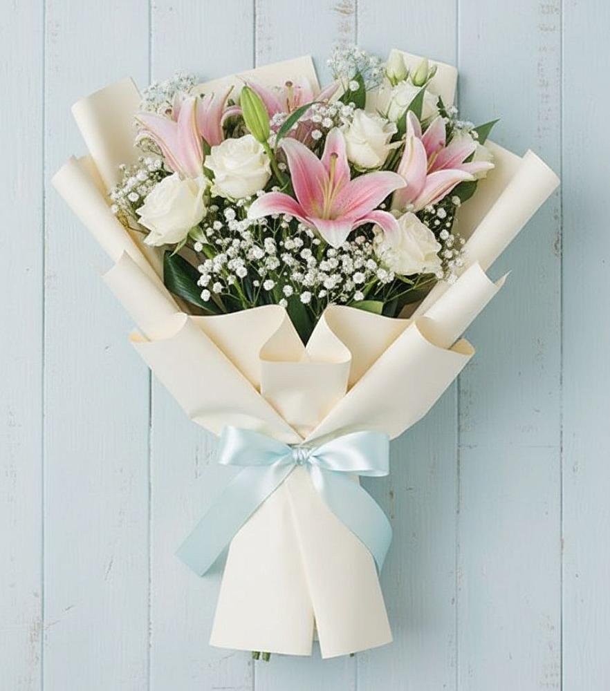 Букет цветов из: Лилии в Тарногском Городке