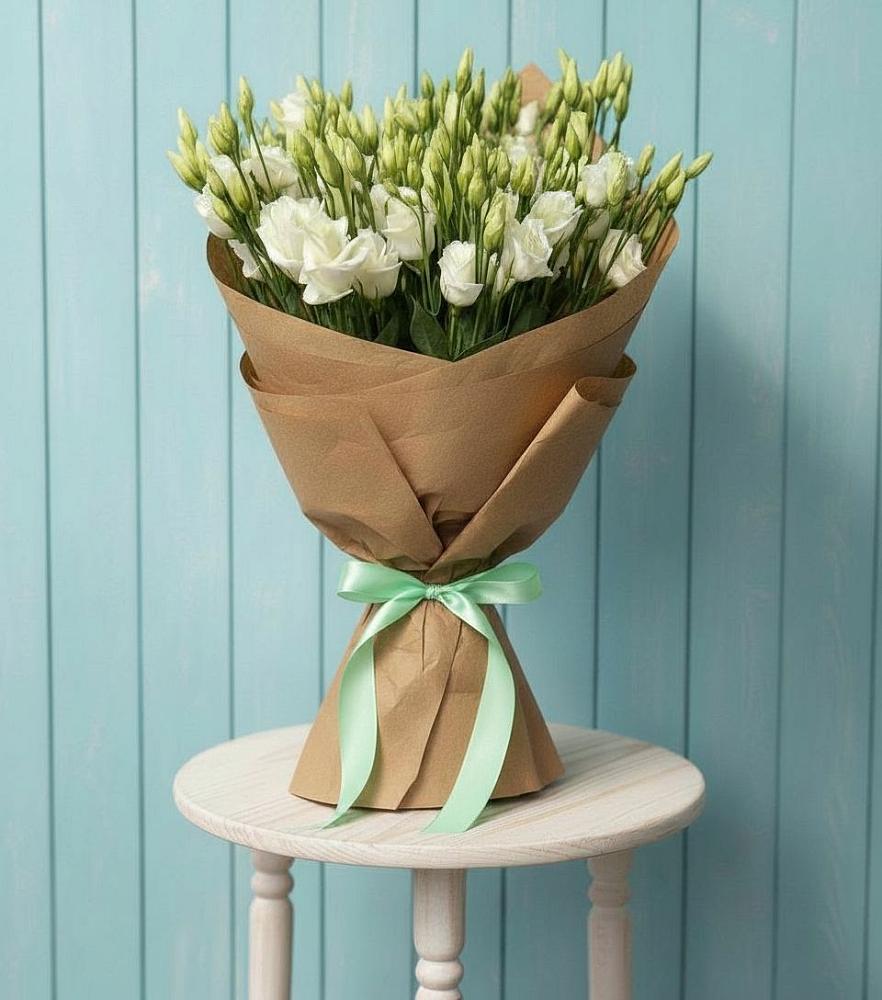 Букет цветов из: Лизиантусы в Тарногском Городке