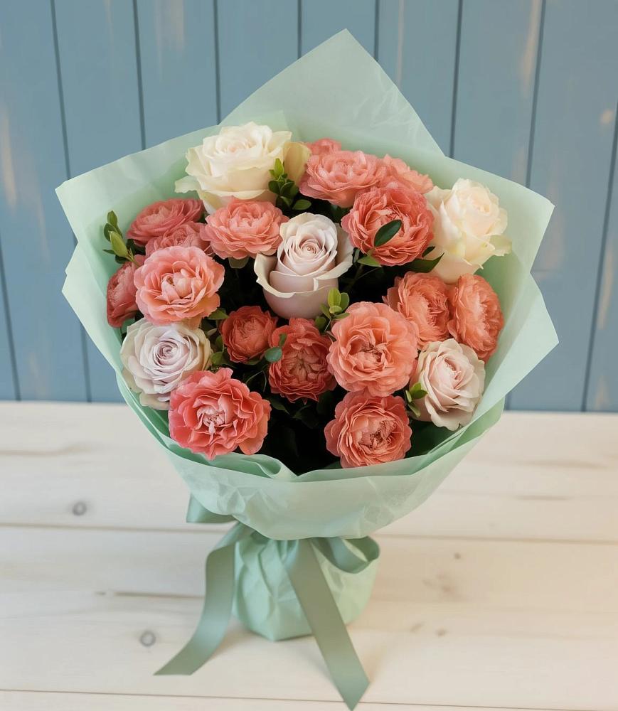 Букет цветов из: Розы в Тарногском Городке