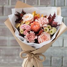 Букет цветов из:  Гвоздики, Хризантемы и Розы #REPLACE_PRED# Тарногском Городке