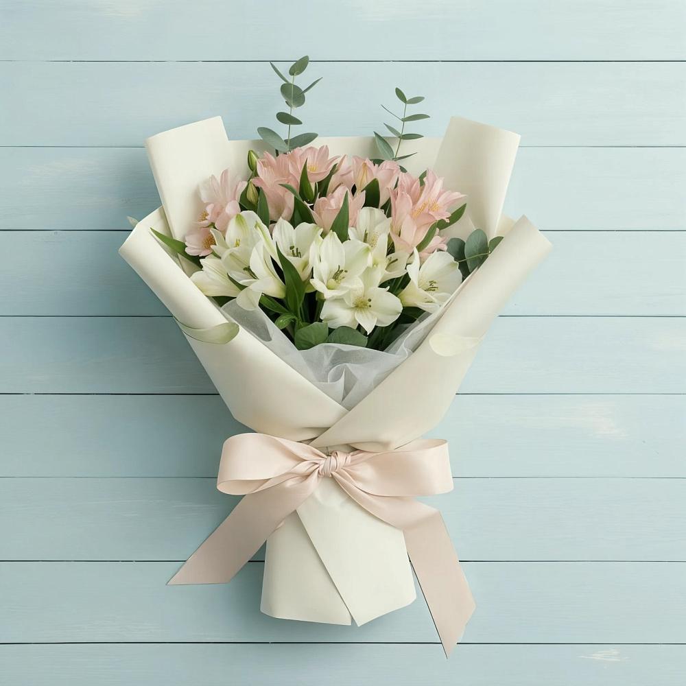 Букет цветов из: Альстромерии в Тарногском Городке